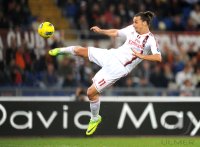 FUSSBALL SERIE A:  Zlatan Ibrahimovic (AC Mailand)