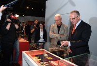 Fussball: Sonderausstellung in der Erlebniswelt des FC Bayern Muenchen in der Allianz Arena