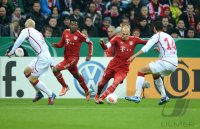 Fussball Saison 2012/2013: DFB Pokal:  FC Bayern Muenchen - 1 FC Kaiserslautern