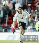 FUSSBALL Schottland -Deutschland  Neuville (GER) am Ball