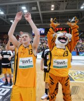 Basketball 1. Bundesliga 2012/2013:  Walter Tigers Tuebingen - FC Bayern Muenchen