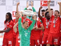 Fussball 1. Bundesliga Saison 18/19: Meister FC Bayern Muenchen