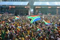FUSSBALL WM 2010, Public Viewing in KapstadtFUSSBALL WM 2010, VORRUNDE: Deutschland - Serbien