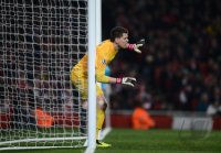 FUSSBALL INTERNATIONAL CHL ACHTELFINALE 12/13: Torwart Wojciech Szczesny (Arsenal)