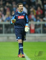 Fussball CHL  Saison 2011/2012:  Morgan De Sanctis (SSC Neapel)