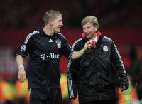 FUSSBALL  International CHL 09/10 :   SCHWEINSTEIGER (FC Bayern  Muenchen )