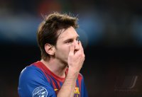 FUSSBALL INTERNATIONAL  CHL HALBFINALE 11/12: Lionel Messi (Barca)