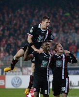Fussball DFB Pokal Achtelfinale 13/14 : JUBEL 1. FC Kaiserslautern