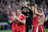 FUSSBALL  International CHL 09/10 :  JUBEL  OLIC (FC Bayern  Muenchen)