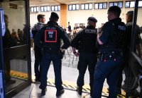 Gegendemo zum Streitgespraech OB Palmer und AfD Landesvorsitzender Frohnmaier in Tuebingen