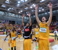 Basketball 1. Bundesliga  13/14  Walter Tigers Tuebingen - Phoenix Hagen