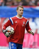 Fussball 1. Bundesliga Saison 14/15: Torwart Manuel Neuer (FC Bayern Muenchen)