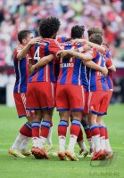 Fussball, 1. Bundesliga  Saison 2013/2014: JUBEL FC Bayern Muenchen