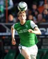 FUSSBALL, 1. BUNDESLIGA, 5. Spieltag: Bremen, MERTESACKER Einzelaktion