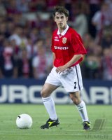 Fussball Champions League Finale 1999:  Gary Neville  (Manchester United FC)