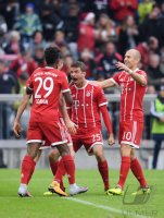 Fussball 1. Bundesliga Saison 17/18: FC Bayern Muenchen - 1. FSV Mainz 05