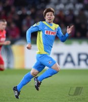 Fussball DFB Pokal Achtelfinale 14/15: Kazuki Nagasawa (1. FC Koeln)
