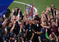 Fussball CHL FINALE 24/25 in Muenchen: Paris Saint - Germain - Inter Mailand