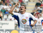 FUSSBALL  1. Bundesliga SC Freiburg-Rostock JUBEL Hansa