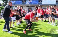 Fussball Relegation zur Oberliga, Rueckspiel 21/22: FC Holzhausen - FC Denzlingen