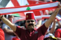 Fussball International WM Qualifikation 2014: Libanon Fan