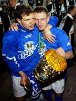 DFB-Pokalfinale: Schalke 04 - Bayer 04 Leverkusen, Jubel