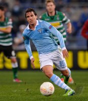 Fussball Europa League Saison 2012/2013: Alvaro Gonzalez (Lazio Rom)