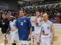 Basketball  1. Bundesliga  09/10  Walter Tigers Tuebingen - Deutsche Bank Skyliners