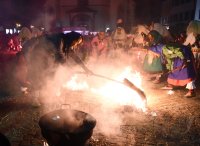 Schwaebisch-alemannische Fastnacht / Fasnet Rottenburg Hexentanz 2015