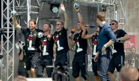 Ankunft der Deutschen Nationalmannschaft in Berlin nach dem Gewinn der Weltmeisterschaft 2014