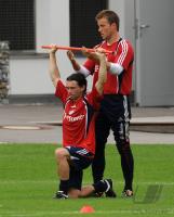 Fussball 1. Bundesliga: Training beim FC Bayern Muenchen