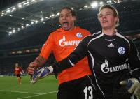 Fussball CHL  Achtelfinale:  JUBEL SCHALKE