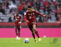 Fussball 1. Bundesliga Saison 21/22: FC Bayern Muenchen -  Hertha BSC Berlin
