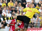 Fussball 1. Bundesliga: Dortmund - Bayern, Zweikampf