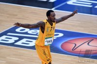 Basketball 1. Bundesliga 14/15 Hauptrunde:  Walter Tigers Tuebingen - Brose Baskets Bamberg