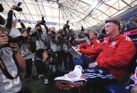 Fussball 1. Bundesliga: T Home Cup , FC Bayern Muenchen - HSV