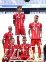 Fussball 1. Bundesliga 2017/2017: Fototermin beim FC Bayern Muenchen