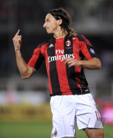 FUSSBALL SERIE A:  Zlatan Ibrahimovic (AC Mailand)
