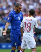 Fussball Europameisterschaft Achtelfinale 2016: Italien - Spanien