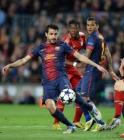 FUSSBALL INTERNATIONAL CHL HALBFINALE 12/13: FC Barcelona - FC Bayern Muenchen