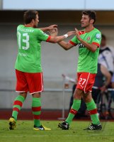 Fussball Saison 2012/2013: DFB Pokal: SV Wacker Burghausen - Fortuna Duesseldorf