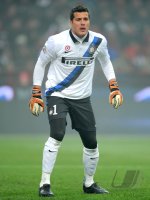 FUSSBALL International SERIE A 2011/2012:  Torwart Julio Cesar (Inter Mailand)