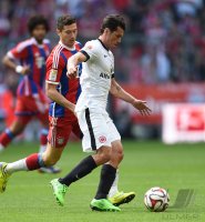 Fussball 1. Bundesliga Saison 14/15: FC Bayern Muenchen - Eintracht Frankfurt