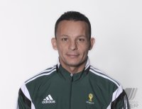 FUSSBALL WM 2014 Fototermin FIFA WM Schiedsrichter: Djamel Haimoudi (Algerien)