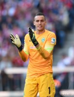 Fussball 1. Bundesliga Saison 14/15: Torwart Raphael Wolf (SV Werder Bremen)