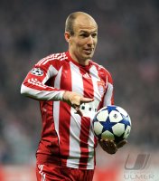Fussball CHL  Saison 2010/2011: Arjen Robben (FC Bayern Muenchen)