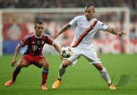 Fussball CHL  Saison 2014/2015: AS Rom - FC Bayern Muenchen