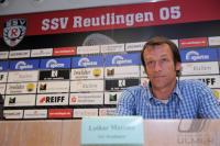 Fussball Vorstellung  des neuen SSV Trainers Lothar Mattner