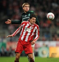 Fussball DFB Pokal 10/11 : FC Bayern Muenchen - SV Werder Bremen