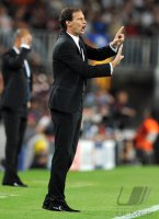 Fussball Champions League  Saison 2011/2012:  Trainer Massimilliano Allegri (AC Mailand)